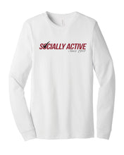 Load image into Gallery viewer, Socially Active Collection Long Sleeve T-shirt
